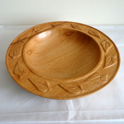 Carved Beech Bowl2