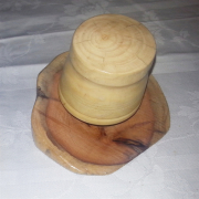 MIKE TAYLOR YEW TRAY AND MISC ITEM1