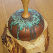 Yew Box With Verdigris Lid 02