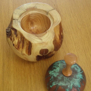 Yew Box With Verdigris Lid 03 Yew Box With Verdigris Lid 03