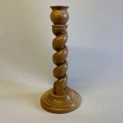 Beech Spiral Twist Candle Stick Beech Spiral Twist Candle Stick