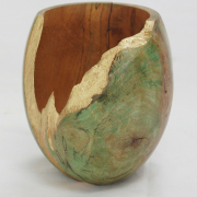 Beech Coloured Gilded Stitched Vase 02